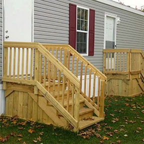 Wood Steps, Prefab Stairs Outdoor Home Depot